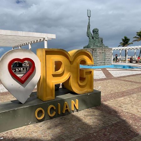 Apartamento Frente Ao Mar Com Varanda E Piscina Praia Grande  Exterior foto