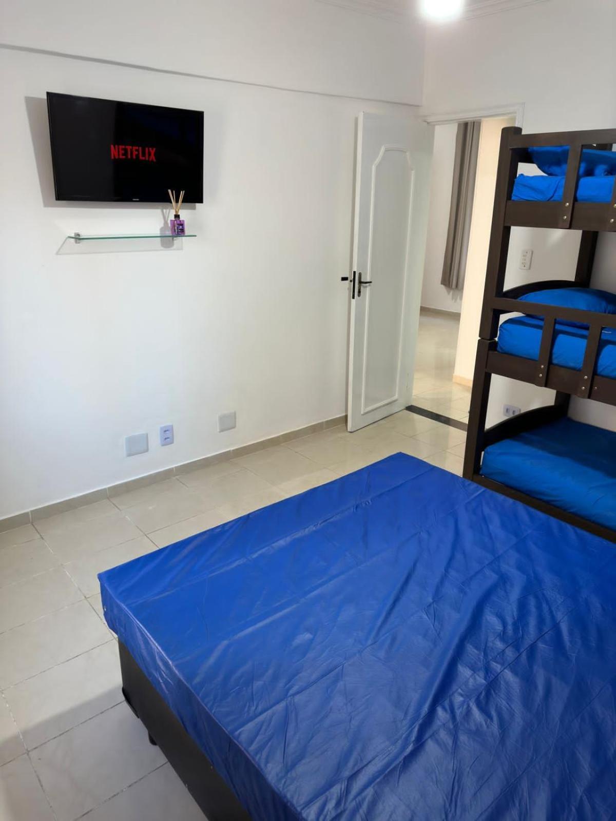 Apartamento Frente Ao Mar Com Varanda E Piscina Praia Grande  Exterior foto