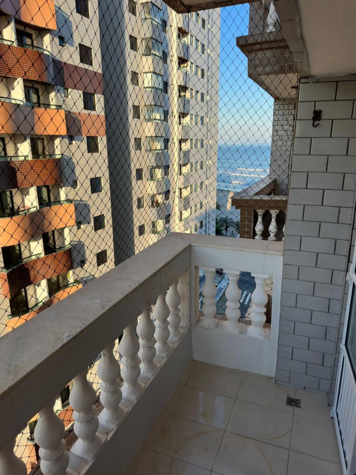 Apartamento Frente Ao Mar Com Varanda E Piscina Praia Grande  Exterior foto