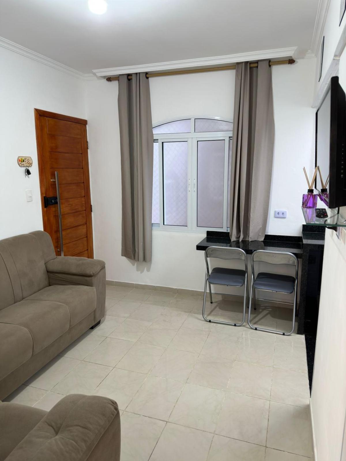Apartamento Frente Ao Mar Com Varanda E Piscina Praia Grande  Exterior foto